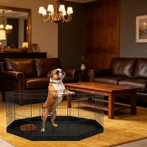 Recinto per Animali Domestici in Acciaio Impermeabile per Uso Interno ed Esterno - Product Image 5