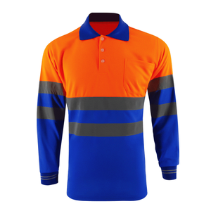 Custom Hi <b>Vis</b> Reflective <b>T</b> <b>Shirt</b> Safety for Construction Workwear <b>High</b> Visibility Polo Short Sleeve Quick Drying - Product Image 3
