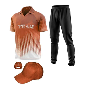 Green <b>White</b> Kids Men <b>Cricket</b> Uniform Set Breathable Sublimated Fabric Logo Printing <b>Cricket</b> Uniforms Breathable Custom - Product Image 1