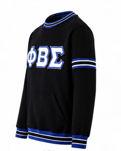 Suéter Varsity Personalizado para Mujer, Modelo Theta, Invernal, Transpirable, de Secado Rápido, Antiarrugas, de Algodón y Felpa, con Bordado Iota-Phi - Product Image 3