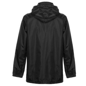 Fabricant de vestes de pluie, veste de pluie noire imperméable à capuche, coupe-vent, vêtements d'extérieur pour les voyages, le camping, la moto, OEM - Product Image 2