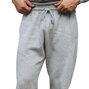 Pantalon de jogging en molleton personnalisé pour homme, coupe décontractée, taille à cordon, bas de pantalon à revers, poches latérales, vêtements décontractés OEM, vente en gros d'usine - Product Image 3