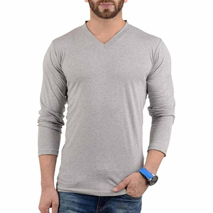 Camisa Casual de Cuello en V para Hombre, Nuevo Diseño, Personalizada, Sublimada, de Algodón de Alta Calidad - Product Image 1
