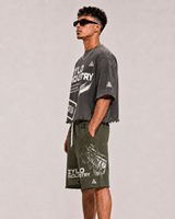 Conjunto de Pantalones Cortos Casuales de Verano para Hombre, Color Liso, 100% Algodón Jersey, Secado Rápido, Tejido de Punto, con Bolsillos, Logotipo Personalizado, Conjunto Doble