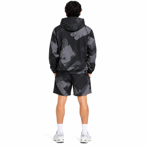Chaquetas para hombre, conjuntos de sudadera con cremallera de nailon y pedrería personalizados, conjuntos de chaqueta cortavientos y pantalones cortos de estilo urbano para hombre, fabricante. - Product Image 2