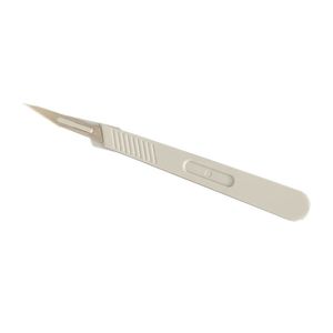 Lame de scalpel manuelle chirurgicale réutilisable en gros pour fabricants, avec manche en acier inoxydable médical pour la chirurgie générale, garantie 2 ans - Product Image 2