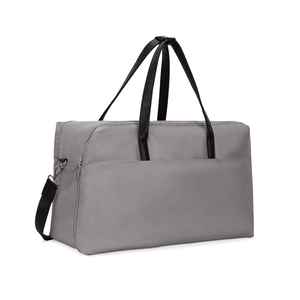 Sac de voyage en polyester et nylon imperméable avec impression de logo personnalisé, sac de sport avec poignée en cuir pour hommes et femmes - Product Image 6