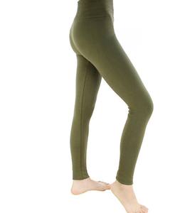 Leggings d'hiver personnalisés pour femmes, taille haute, 100% coton, durables, respirants, tricotés, décontractés, à bas prix, leggings chauds - Product Image 5