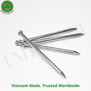 3.7 inch Smooth Shank Steel <b>Nails</b> with Checkered Head Style for Construction Projects from Vietnam | clavo de uso gene - Product Image 3