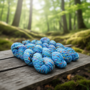 Fil de Soie de Mûrier Recyclé 2 Brins Arctique 75m/100g pour Tricot Manuel Filament Naturel - Product Image 3