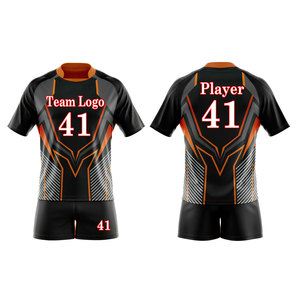 Maillot de rugby respirant et à séchage rapide pour homme, 100 % polyester, personnalisable avec logo, haute qualité, export Pakistan, en promotion - Product Image 3