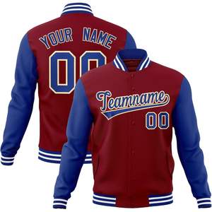 Veste universitaire personnalisée de baseball et de softball 2025 pour hommes, femmes et adultes – Nom, numéro et logo brodés, grandes tailles - Product Image 1