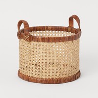 Panier à pain rond décoratif en rotin naturel, ensemble d'accessoires pour table de restaurant