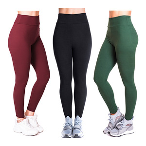 Leggings de couleur unie Cmax pour femmes, leggings à taille haute élastiques, collants de yoga pour femmes - Product Image 2