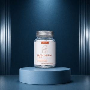 [FROM OREUM] Dentifrice solide pour voyages d'affaires, saveur mandarine de Jeju, 60 comprimés, pour trousse de toilette de vacances et de voyage - Product Image 4