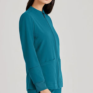 Uniformes de Trabajo para Hombre, Blusas de Manga Corta con Bolsillos y Botones, Ropa de Trabajo para Salón de Belleza y Spa, Conjunto de Overoles - Product Image 3