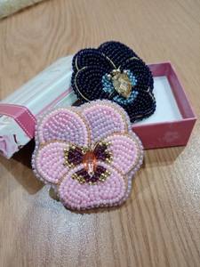 Elegant Nature Inspired Beaded Brooch Handmade MD HANDICRAFTS Model MD-9575 <b>for</b> <b>Wedding</b> and Special Occasion Fashion - Product Image 3