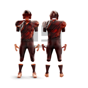 Conjunto de Uniforme de Fútbol Americano, Pantalones y Camiseta con Estampado Digital, 100% Algodón Poliéster, Secado Rápido, Transpirable, Antibacterial, Personalizado para Equipo - Product Image 1
