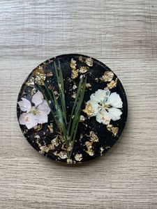 แผ่นรองแก้วเรซิ่นสวยงามสำหรับตกแต่งบ้านและโต๊ะอาหาร สไตล์ DIY ธีมชายหาดแสนรัก สำหรับงานฝีมือ ของขวัญ ต้อนรับเปิดเทอม-วัสดุไม้ - Product Image 4