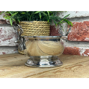 Stainless Steel Striped European Style Bar <b>Ice</b> Bucket with 5L Capacity for Beer Wine and <b>Ice</b> Storage Antler Design Handle Supply - Product Image 5
