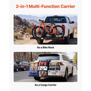 Porte-bagages de toit pour 2 vélos de montagne 62" x 20" x 3" Capacité de 500 lb Haute résistance - Product Image 6