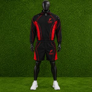 Conjunto Deportivo de Pantalones Cortos y Chaqueta de Nylon Personalizados al por Mayor para Hombre, Ropa Deportiva para Gimnasio, OEM ODM - Product Image 2
