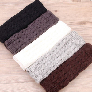 Guantes Blancos de Punto sin Dedos para Mujer, Cálidos, Clásicos, de Algodón y Spandex, de Secado Rápido, para Invierno, al Aire Libre, Marca AL SAWAN, Largos hasta la Muñeca, Casuales - Product Image 5
