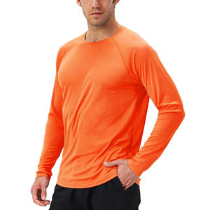 Rashguard 100% polyester imperméable, imprimé sur mesure, séchage rapide, protection solaire pour homme, coupe ajustée, compression. - Product Image 3