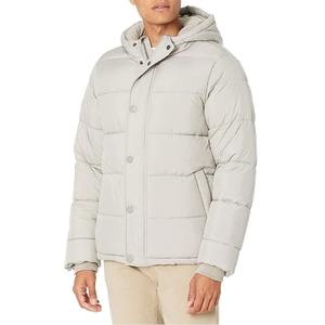 Veste d'hiver matelassée pour homme avec capuche amovible, en duvet de canard chaud, qualité supérieure OEM, manteau rembourré, vente chaude - Product Image 1