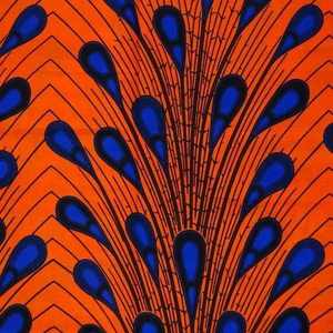 Tela africana estampada en cera, premium y personalizable, para fabricantes de camisas y exportación internacional a precios asequibles. - Product Image 5