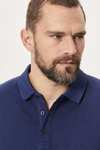 Camisetas Polo de algodón y poliéster transpirable de alta calidad, camisetas polo Lisas para hombre con logotipo personalizado, camiseta polo impresa para hombre - Product Image 3