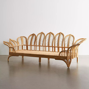Sofás de mediados de siglo, sillones modernos, precio directo de fabricante, muebles de ratán natural - Product Image 5