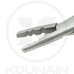 Pince à extensions de cheveux en acier inoxydable avec embouts carrés de 3 mm et 5 mm, pince à extensions de cheveux en acier inoxydable pour professionnels - Product Image 4