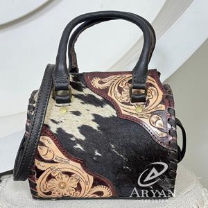 Sac de voyage Speedy en cuir de vachette fait main grande capacité, sac de week-end de luxe pour femme, fabrication OEM - Product Image 1