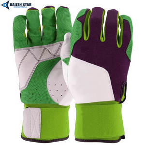 ถุงมือตีเบสบอล หนัง/หนังสังเคราะห์ ปรับแต่งสีและขนาดได้ น้ำหนักเบา สวมใส่สบาย คุณภาพสูง ปิดด้วยแถบตีนตุ๊กแก - Product Image 4