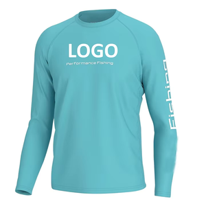 Custom Sublimation Printed Upf 50 Jersey Fishing Wear <b>Sunscreen</b> UV Quick Dry Breathable Long Sleeve Performance Fishing Shirt - Product Image 1