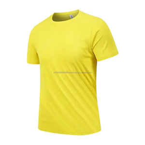 Camisetas Deportivas Sublimadas de Secado Rápido para Hombre, 100% Algodón, Camisetas Casuales para Correr, Bordado 3D, Marcas de Ropa Deportiva Personalizadas, Tejido Regular - Product Image 2