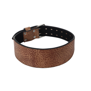 Commercial Grade Weightlifting Leather Belt Gym <b>Training</b> Powerlifting Support <b>Strength</b> Workout Fitness Equipment Gear - Product Image 2