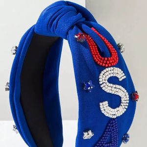 Nouveauté : Bandeau de cheveux perlé style baseball polyvalent pour femmes et filles, orné de strass artisanaux - Product Image 5