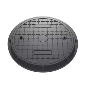 Couvercle de regard composite SMC EN124 D400 anti-UV et antivol 10x10 pour la sécurité routière et le drainage - Product Image 4