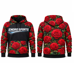 Manufacturer Large Size Vintage Women's Sweatshirt <b>Gothic</b> Punk Streetwear <b>Hoodie</b> With Floral Pattern Long Sleeves Autumn Winter - Product Image 1