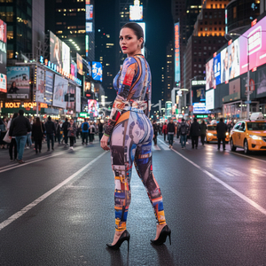 Ropa Deportiva Femenina de Primera Calidad, Mono Sublimado de Manga Larga con Leggings Elásticos a Precio de Mayoreo - Product Image 6