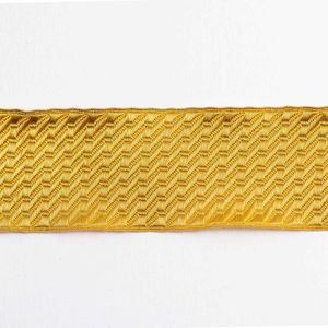 Premium Quality Gold Mylar Braid French <b>Wire</b> <b>Ribbon</b> Twisted Fringe Custom Made Eco-Friendly Embroidered Tassel Shoes Trim Alpha - Product Image 5