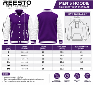 Chaquetas de Invierno Personalizadas OEM de Alta Calidad para Hombre, Chaqueta Varsity de Béisbol con Mangas de Cuero y Lana para Hombre 2026 al por Mayor - Product Image 6