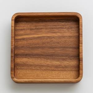 Wooden Fruit Serving <b>Platter</b> Natural Wood Dining and Kitchen Accessories Curio Craft - Product Image 5