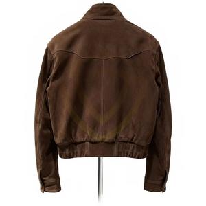 2025 New Women's <b>Suede</b> Leather <b>Jacket</b> Winter Casual Solid Color Zipper Streetwear <b>Suede</b> <b>Jacket</b> - Product Image 2