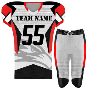 Uniformes de Fútbol Americano Sublimados al por Mayor, Ropa Deportiva para Equipos, Uniforme de Fútbol Americano para Hombres, Mujeres y Jóvenes - Product Image 1