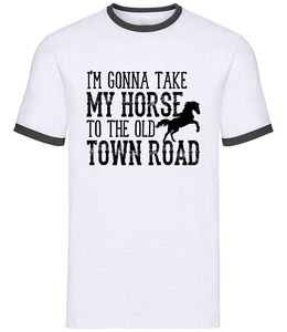 เสื้อยืดขี่ม้าแขนสั้นสำหรับผู้ชาย - Product Image 1