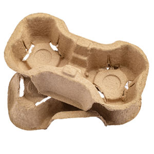 Plateau porte-gobelets en pâte de papier du Vietnam pour boissons à emporter, prix économique, OEM ODM - Product Image 1