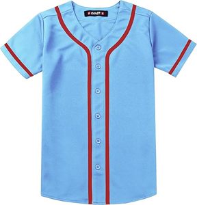Custom Printed Baseball Jersey Breathable Mesh Sports <b>Shirts</b> - Product Image 3